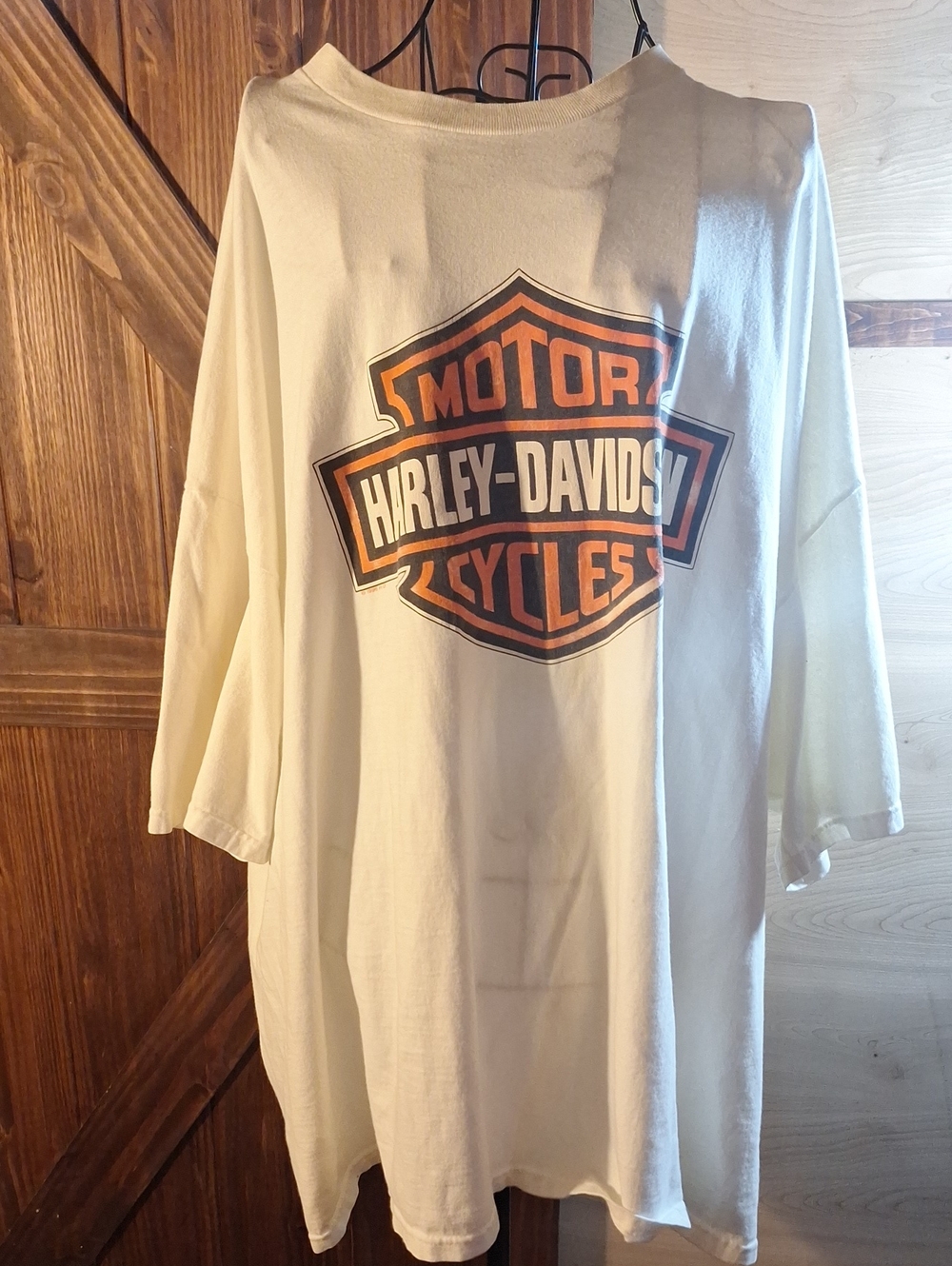 Vintage Rare 1996 Harley-Davidson Kutter T-Shirt White Eagle